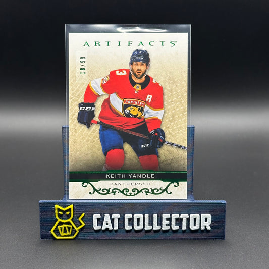 2021-22 UD Artifacts KEITH YANDLE #48 Emerald /99