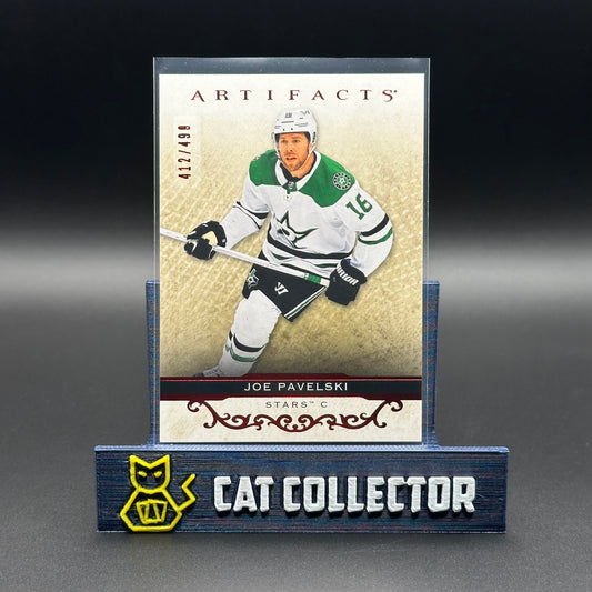 2021-22 UD Artifacts JOE PAVELSKI #49 Ruby /499