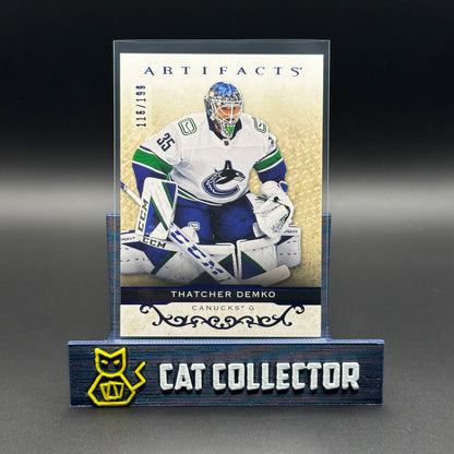 2021-22 UD Artifacts THATCHER DEMKO #51 Royal Blue /199