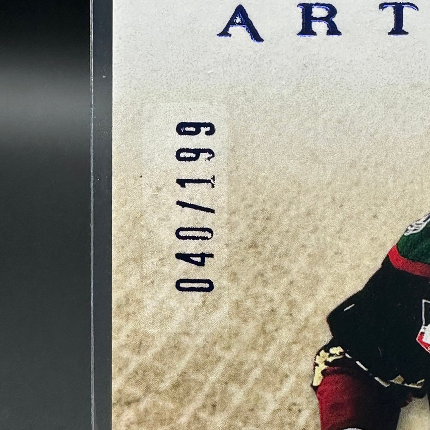 2021-22 UD Artifacts JAKOB CHYCHRUN #6 Royal Blue /199