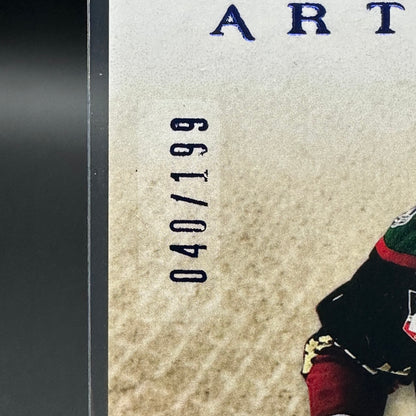 2021-22 UD Artifacts JAKOB CHYCHRUN #6 Royal Blue /199
