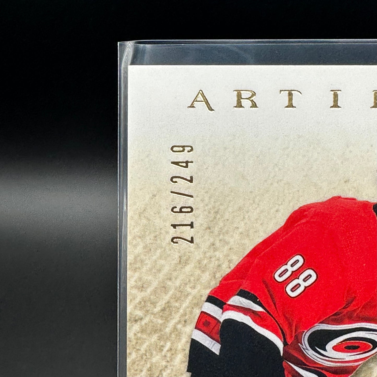 2021-22 UD Artifacts MARTIN NECAS #76 Material Gold Jersey /249