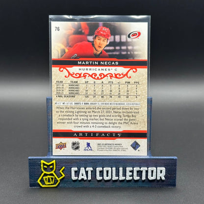 2021-22 UD Artifacts MARTIN NECAS #76 Ruby /499
