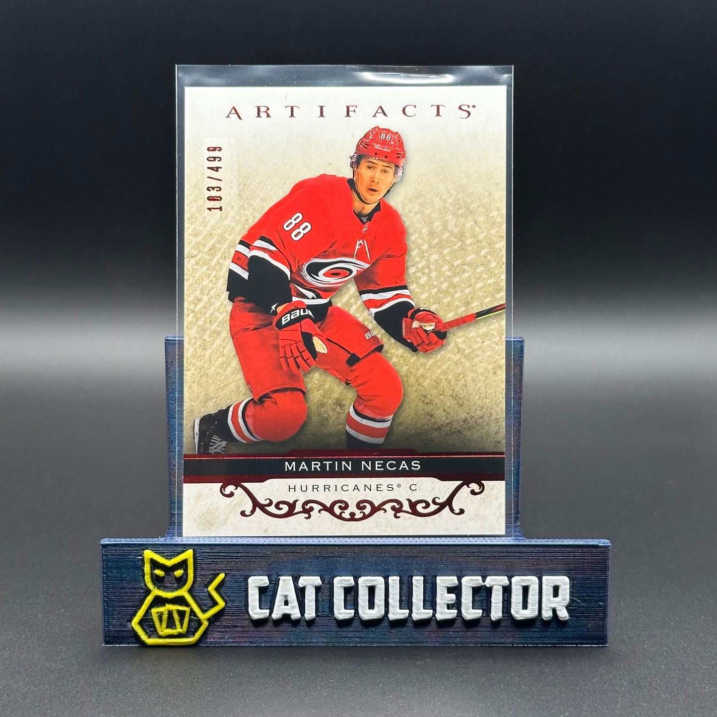 2021-22 UD Artifacts MARTIN NECAS #76 Ruby /499