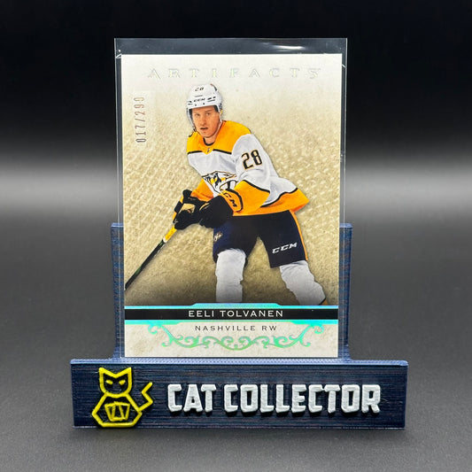 2021-22 UD Artifacts EELI TOLVANEN #82 Silver Spectrum /299