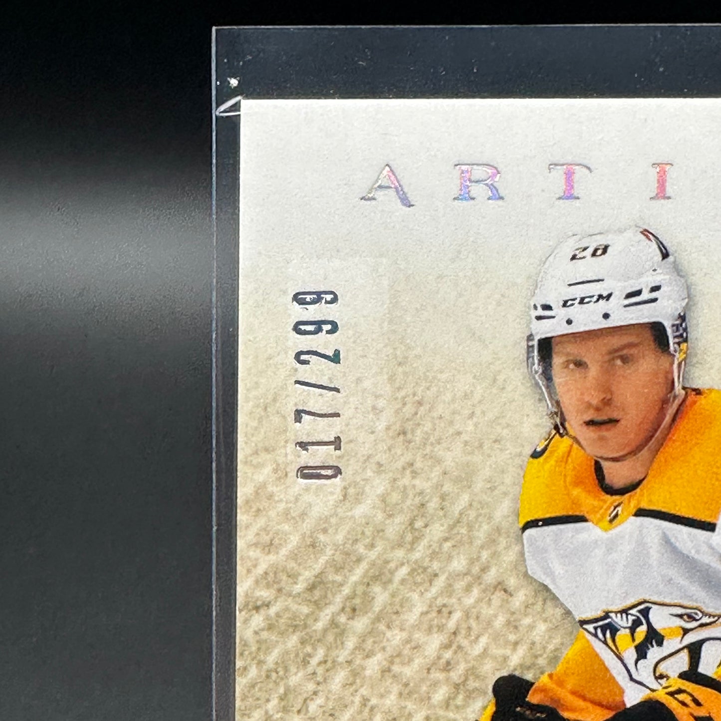 2021-22 UD Artifacts EELI TOLVANEN #82 Silver Spectrum /299