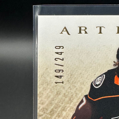 2021-22 UD Artifacts RICKARD RAKELL #95 Material Gold Jersey /249