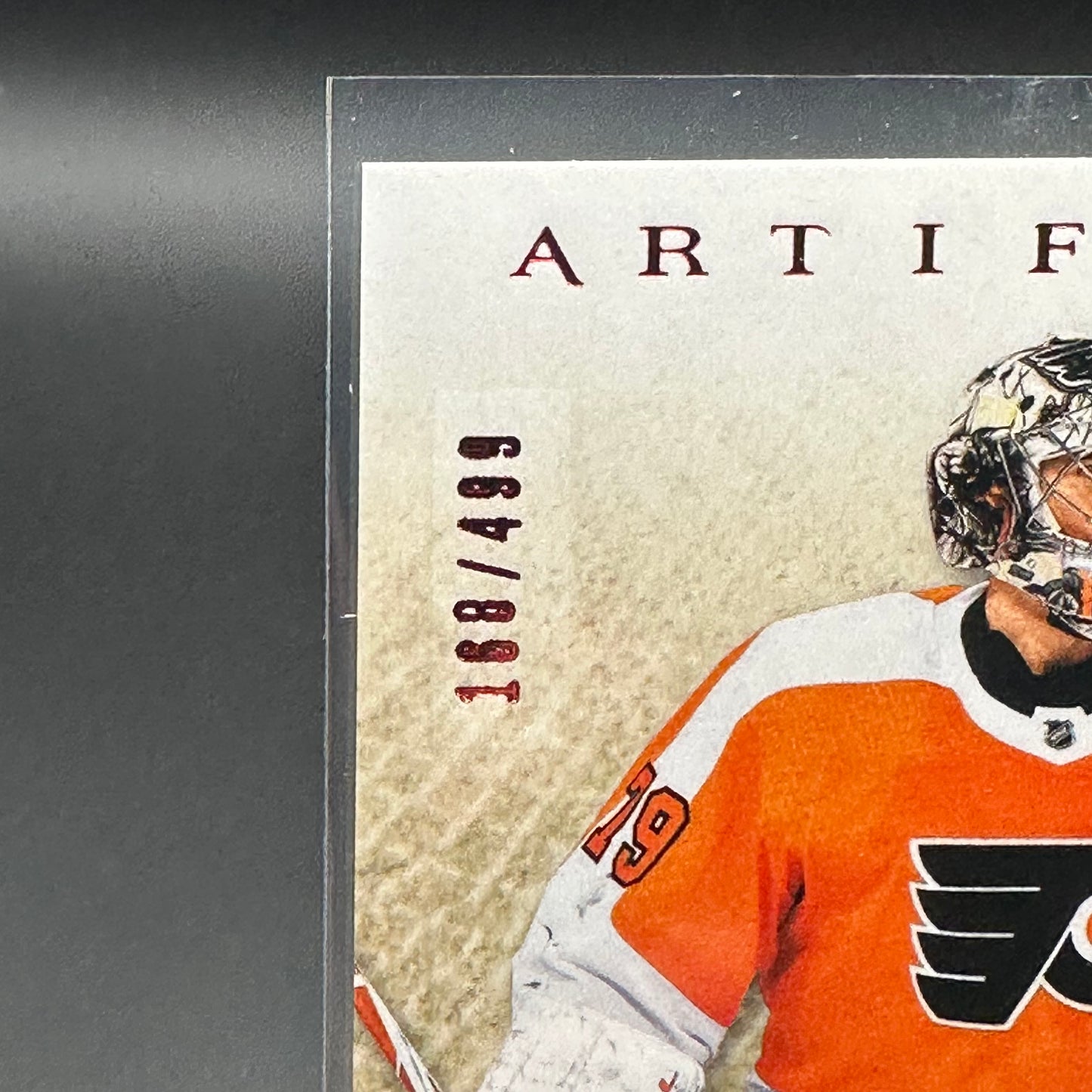 2021-22 UD Artifacts CARTER HART #9 Ruby /499
