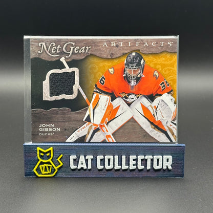 2021-22 UD Artifacts JOHN GIBSON #NG-JG Net Gear Jersey