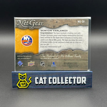2021-22 UD Artifacts SEMYON VARLAMOV #NG-SV Net Gear Jersey
