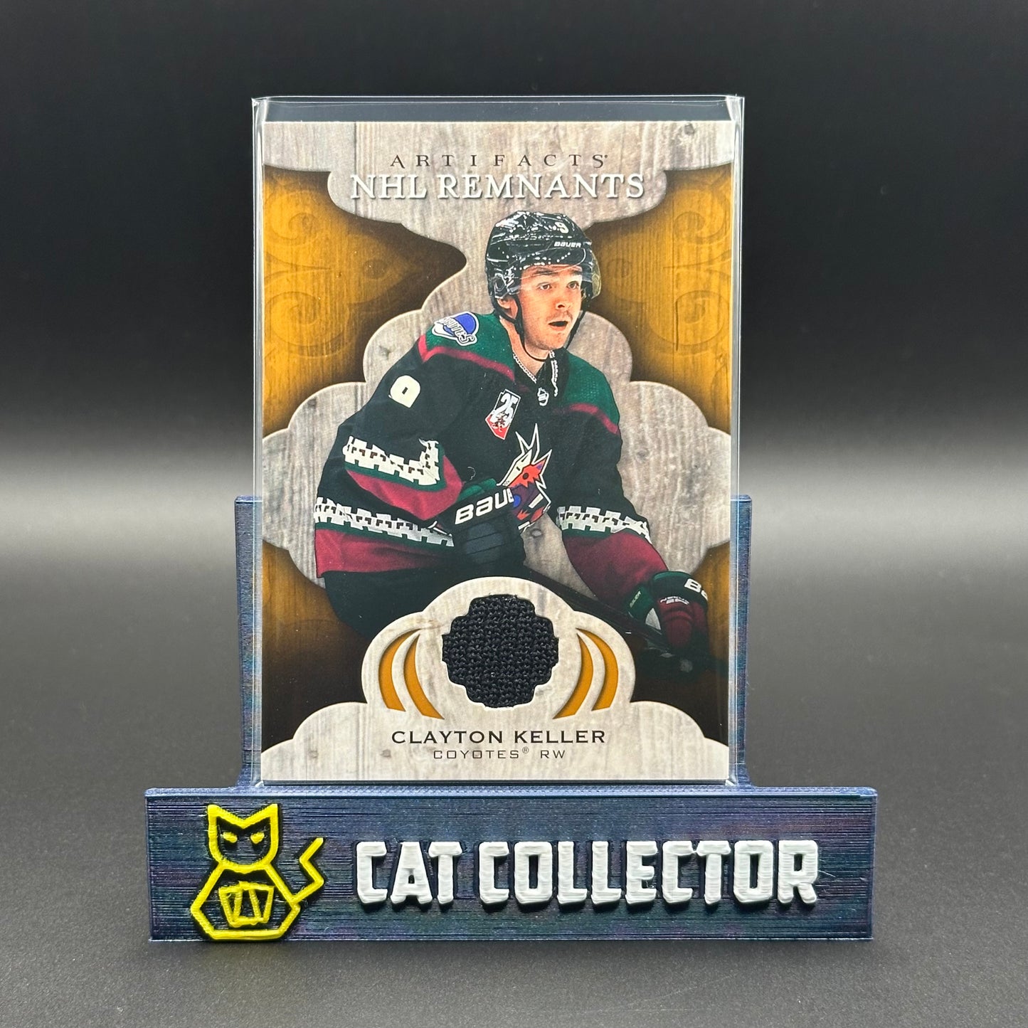 2021-22 UD Artifacts CLAYTON KELLER #NR-CK NHL Remnants Jersey