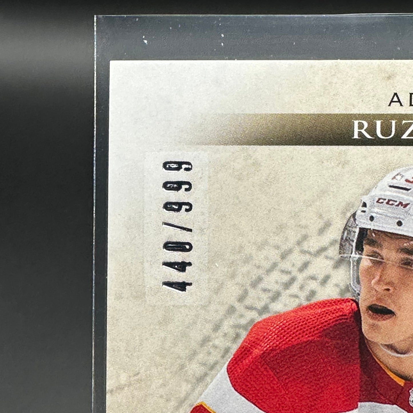 2021-22 UD Artifacts ADAM RUZICKA #RED185 Extended Rookie RC /999