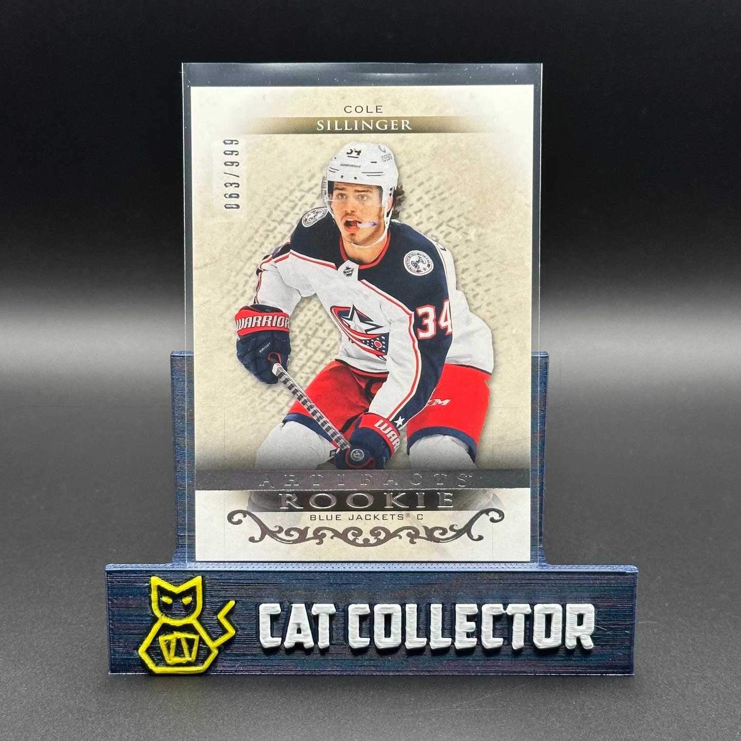 2021-22 UD Artifacts COLE SILLINGER #RED189 Extended Rookie RC /999