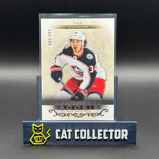 2021-22 UD Artifacts COLE SILLINGER #RED189 Extended Rookie RC /999