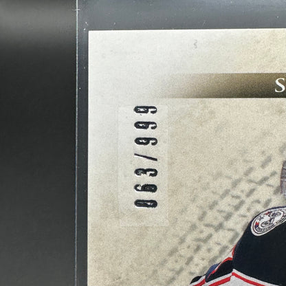 2021-22 UD Artifacts COLE SILLINGER #RED189 Extended Rookie RC /999