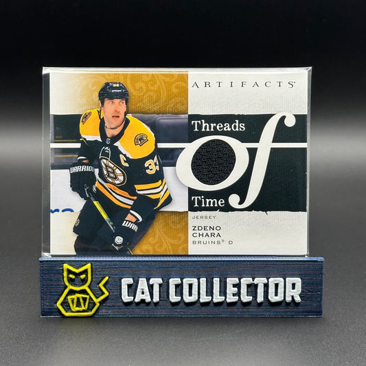 2021-22 UD Artifacts ZDENO CHARA #TT-ZC Threads of Time Jersey