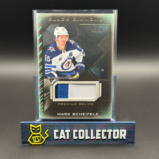 2021-22 UD Black Diamonds MARK SCHEIFELE #BDB-SC Premium Relic Patch /50