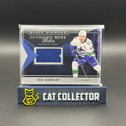 2021-22 UD Black Diamonds BO HORVAT #DMR-BH Diamond Mine Relics Jersey