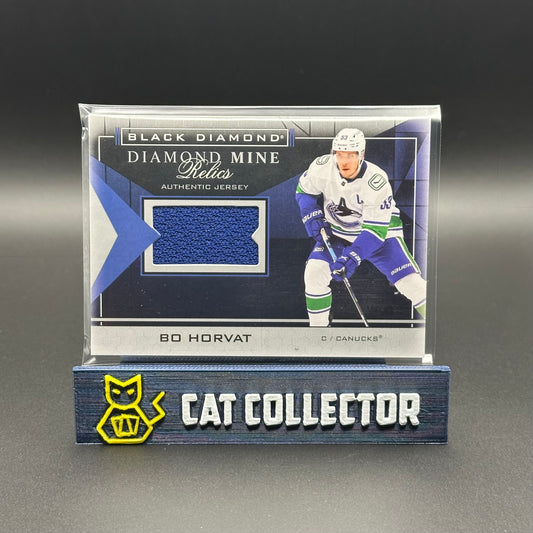 2021-22 UD Black Diamonds BO HORVAT #DMR-BH Diamond Mine Relics Jersey
