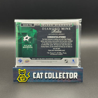 2021-22 UD Black Diamonds TYLER SEGUIN #DMR-TS Diamond Mine Relics Jersey