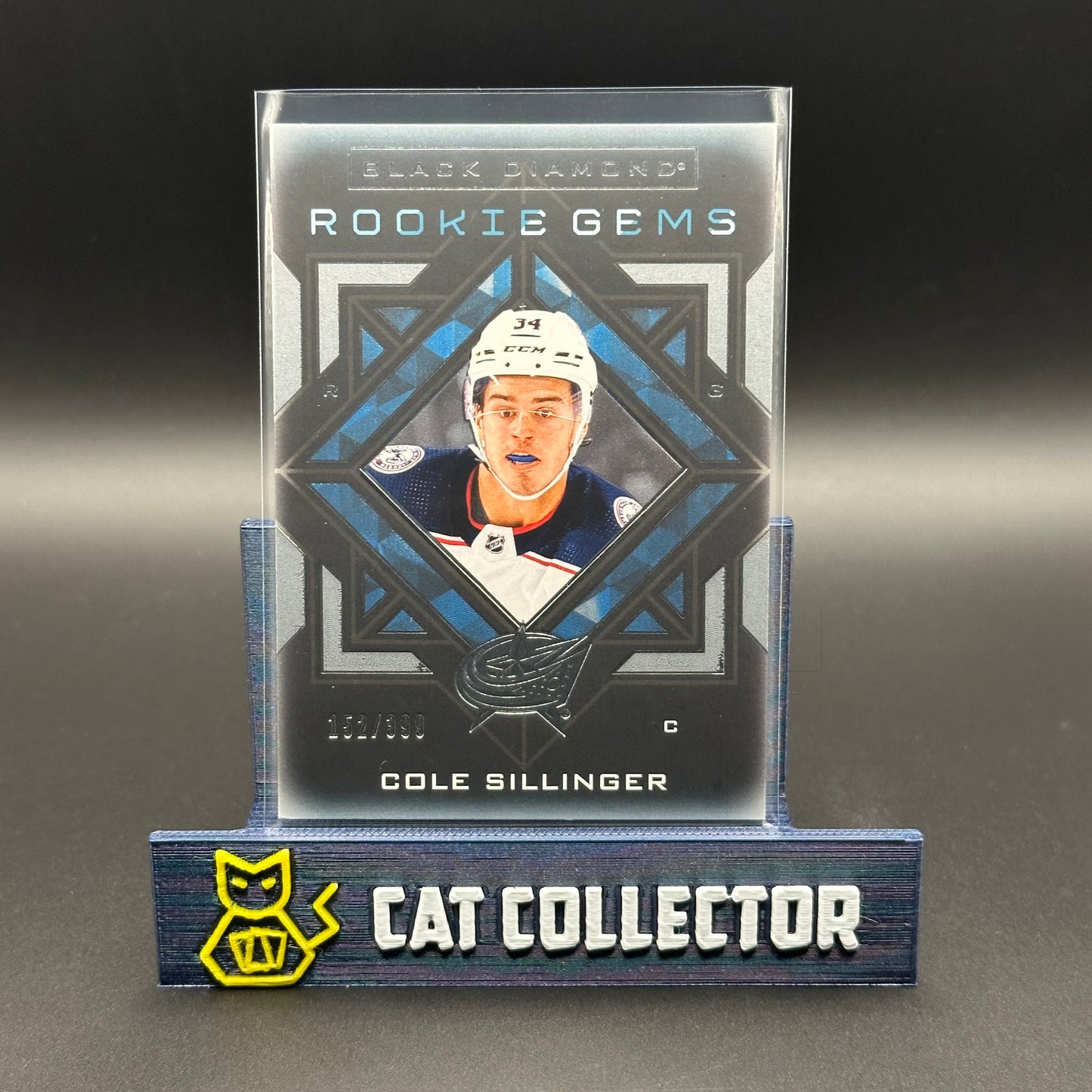 2021-22 UD Black Diamonds COLE SILLINGER #RG-CS Rookie Gems /399
