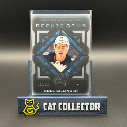 2021-22 UD Black Diamonds COLE SILLINGER #RG-CS Rookie Gems /399