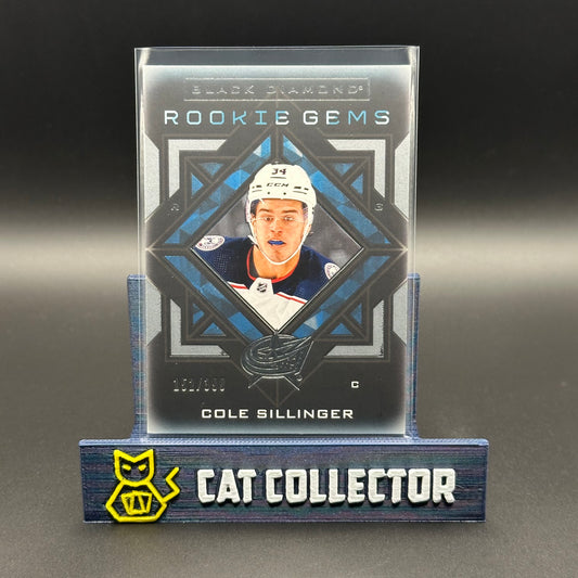 2021-22 UD Black Diamonds COLE SILLINGER #RG-CS Rookie Gems /399