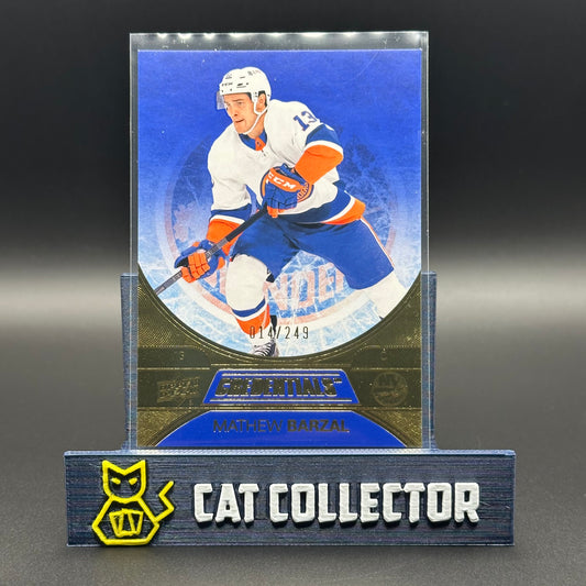 2021-22 UD Credentials MATHEW BARZAL #23 Indigo 14/249