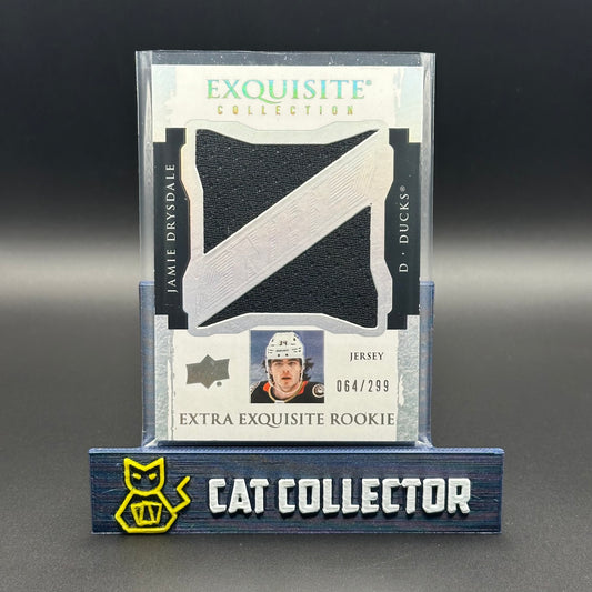 2021-22 UD Exquisite JAMIE DRYSDALE #ECER-JD Extra Exquisite Rookie Jersey /299