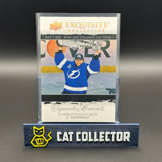2021-22 UD Exquisite ANDREI VASILEVSKIY #ECM-AV Moments /399