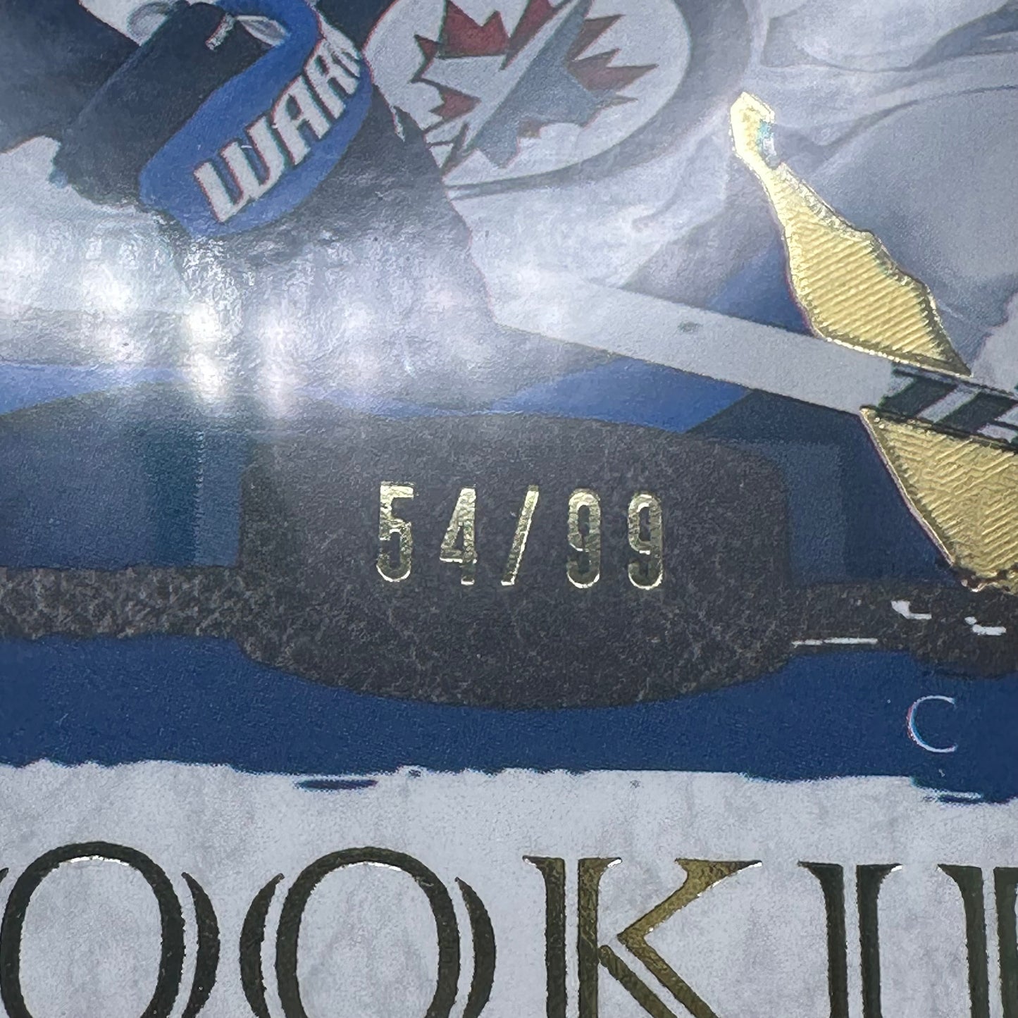 2021-22 UD Exquisite COLE PERFETTI #R-CP Rookie RC Gold 54/99