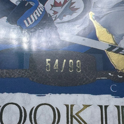 2021-22 UD Exquisite COLE PERFETTI #R-CP Rookie RC Gold 54/99
