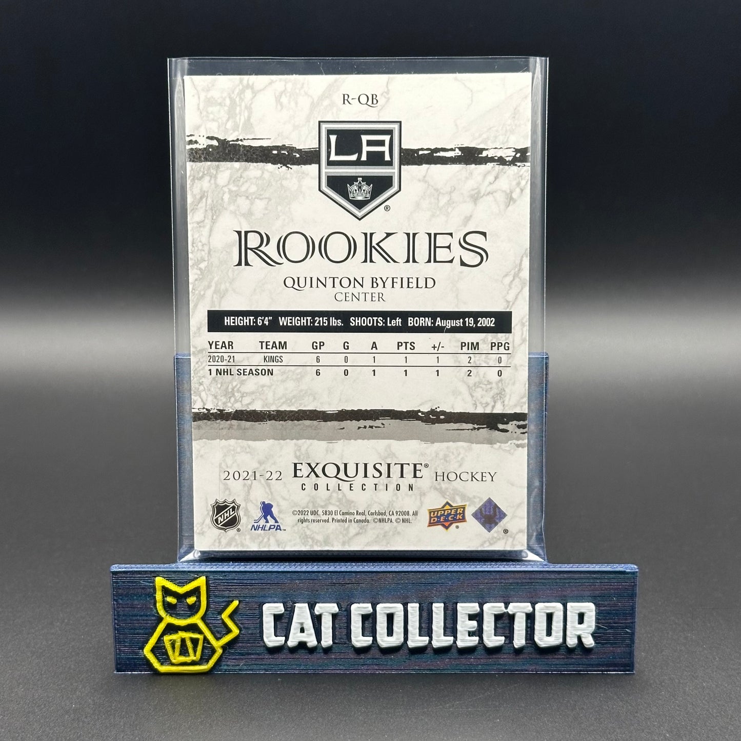 2021-22 UD Exquisite QUINTON BYFIELD #R-QB Rookie RC /299