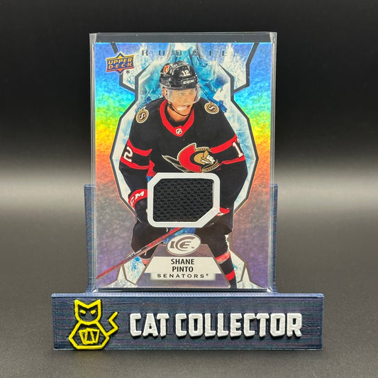 2021-22 UD Ice SHANE PINTO #142 Jersey Rookie RC