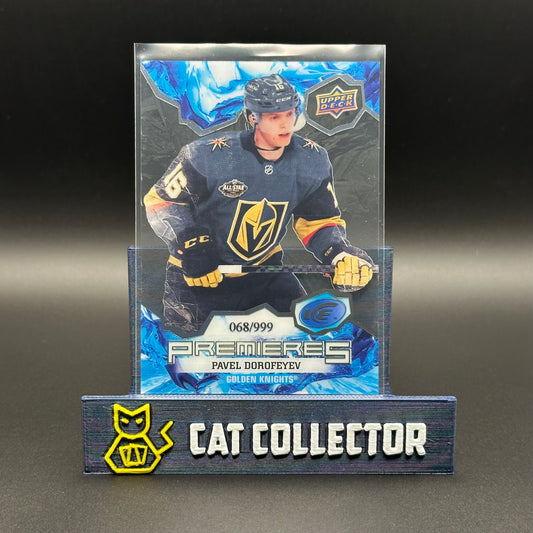 2021-22 UD Ice PAVEL DOROFEYEV #193 Premieres /999 Rookie RC