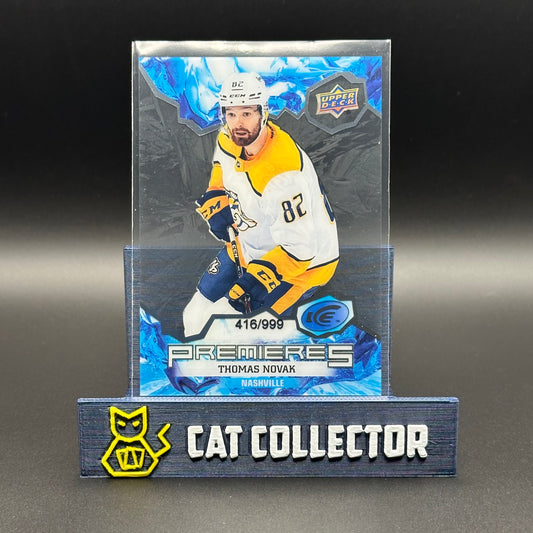 2021-22 UD Ice THOMAS NOVAK #203 Premieres 416/999 Rookie RC