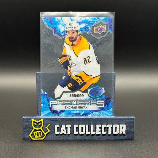 2021-22 UD Ice THOMAS NOVAK #203 Premieres 855/999 Rookie RC