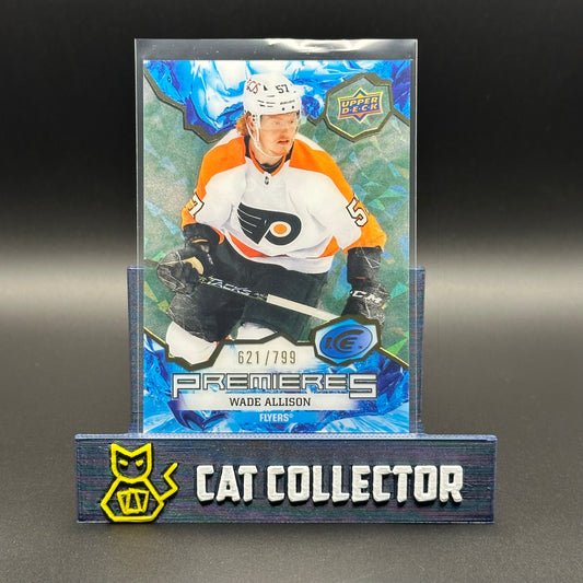 2021-22 UD Ice WADE ALLISON #206 Premieres Green /799 Rookie RC