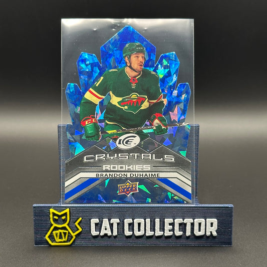 2021-22 UD Ice BRANDON DUHAIME #IC-39 Ice Crystals Rookies Die-Cut RC