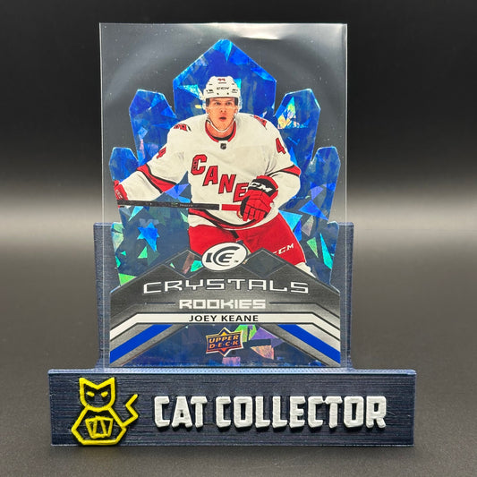 2021-22 UD Ice JOEY KEANE #IC-40 Ice Crystals Rookies Die-Cut RC