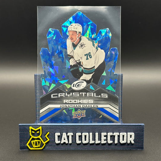 2021-22 UD Ice JONATHAN DAHLEN #IC-44 Ice Crystals Rookies Die-Cut RC