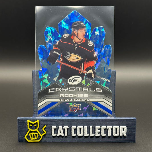 2021-22 UD Ice TREVOR ZEGRAS #IC-46 Ice Crystals Rookies Die-Cut RC