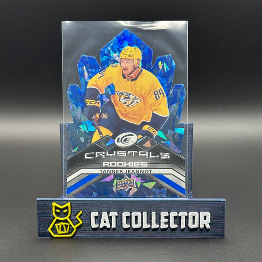 2021-22 UD Ice TANNER JEANNOT #IC-50 Ice Crystals Rookies Die-Cut RC