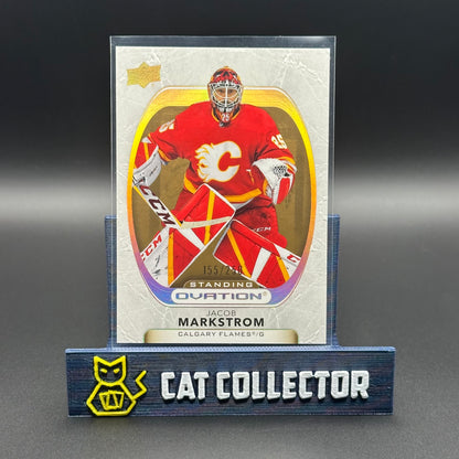 2021-22 UD Ovation JACOB MARKSTROM #53 Standing Gold Spectrum /250
