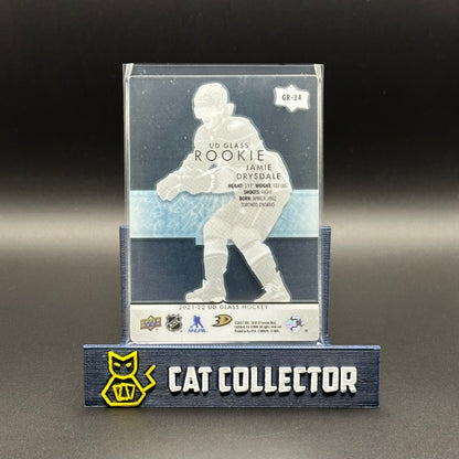 2021-22 UD Ovation JAMIE DRYSDALE #GR-24 UD Glass Rookie /349