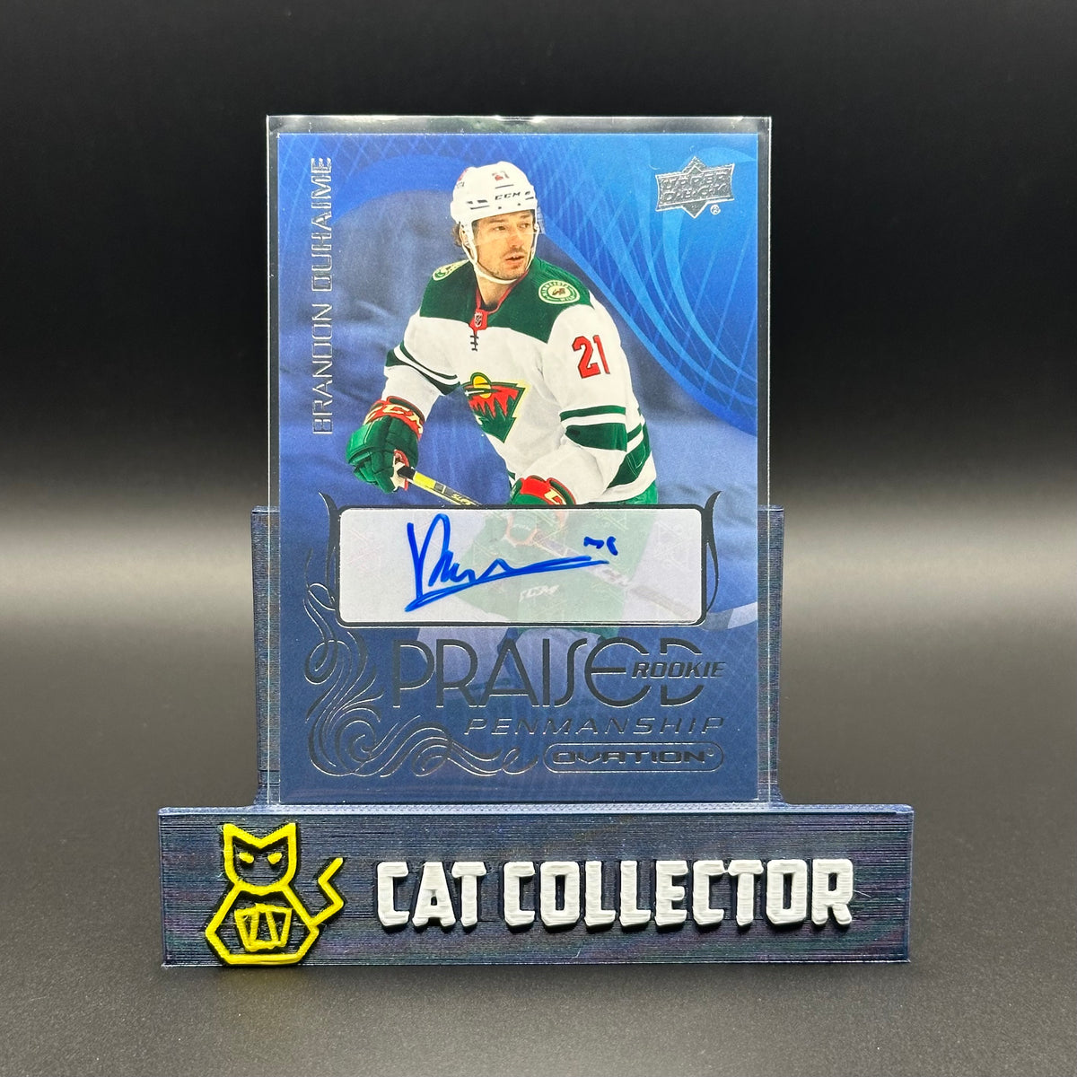 2021-22 UD Ovation BRANDON DUHAIME #PRP-BD Praised Rookie Penmanship Auto