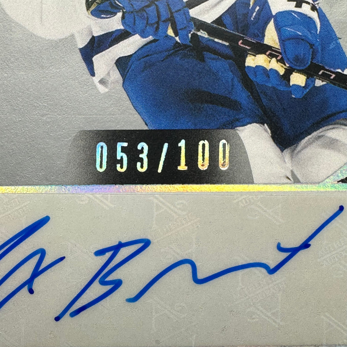 2021-22 UD Ovation ALEX BARRE-BOULET #SORS-AB Standing Rookie Signatures /100 Auto RC