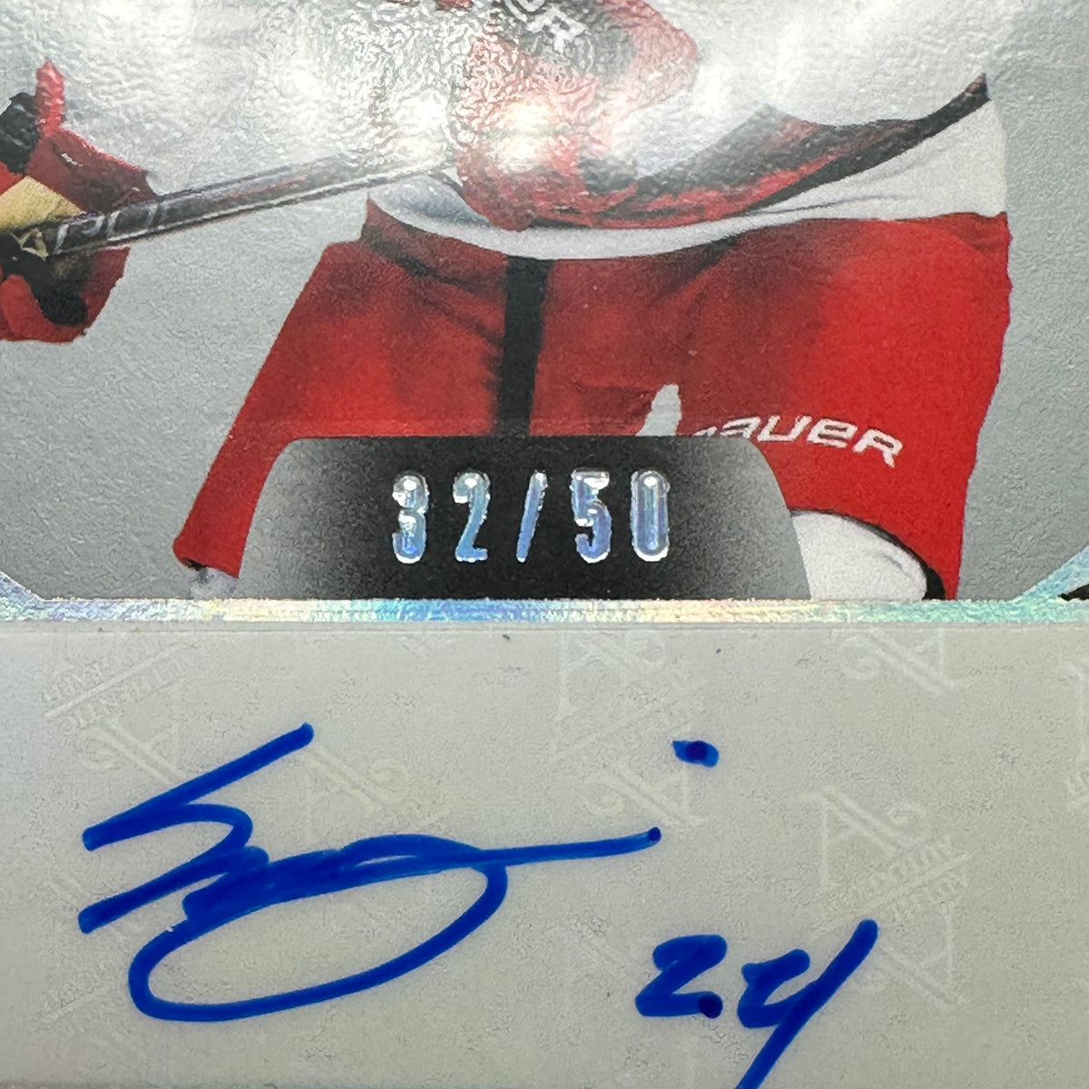 2021-22 UD Ovation SETH JARVIS #SORS-SJ Standing Rookie Signatures /100 Auto RC
