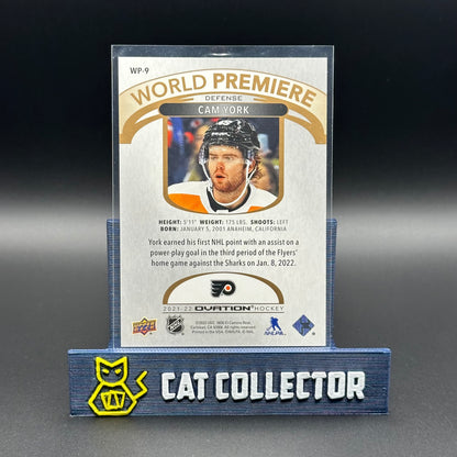 2021-22 UD Ovation CAM YORK #WP-9 World Premiere Gold Rookie RC /299