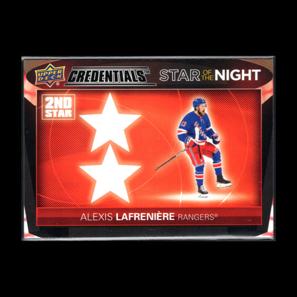 2021-22 Upper Deck Credentials ALEXIS LAFRENIERE #2S-4 Second Star of the Night